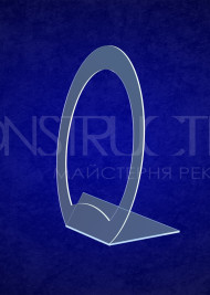 Підставка з акрилу для демонстрації шпильок та заколок